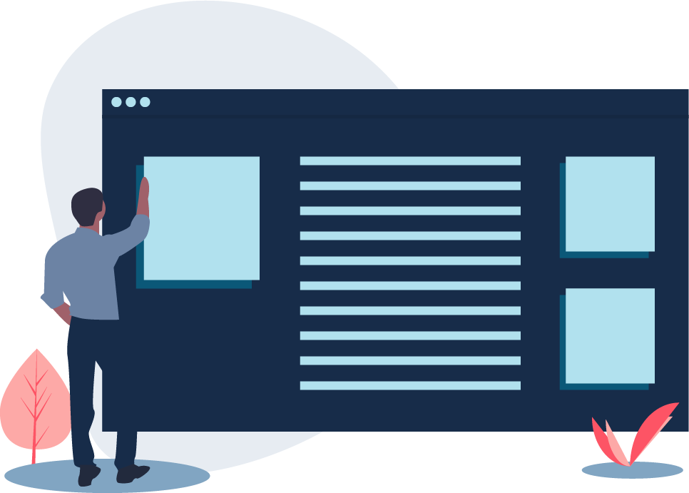 CampusQ e-Learning Service page illustration